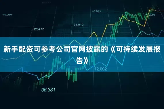 新手配资可参考公司官网披露的《可持续发展报告》