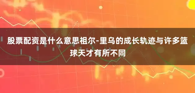 股票配资是什么意思祖尔-里乌的成长轨迹与许多篮球天才有所不同